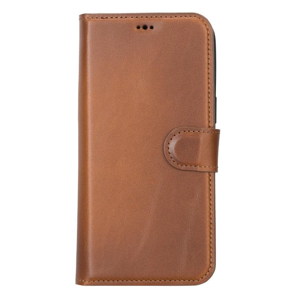 casper iphone 11 series detachable leather wallet case - toronata - #color_brown