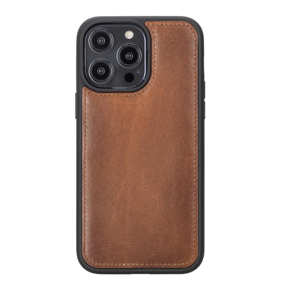 casper iphone 11 series detachable leather wallet case - toronata - #color_brown