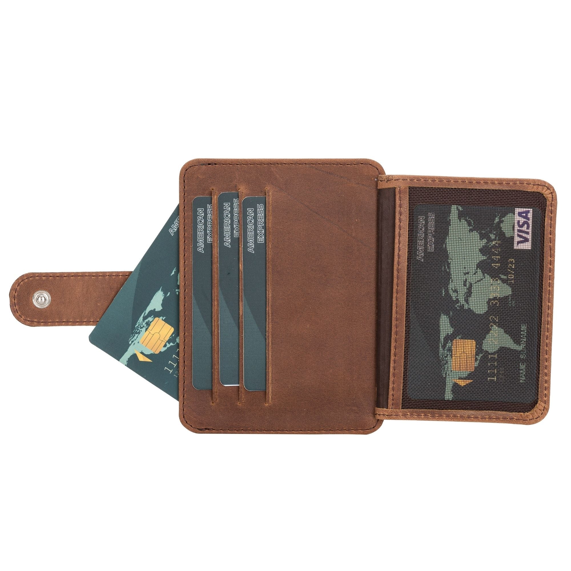 Cortez Handcrafted Leather Slim Wallet with Card Holder - TORONATA -