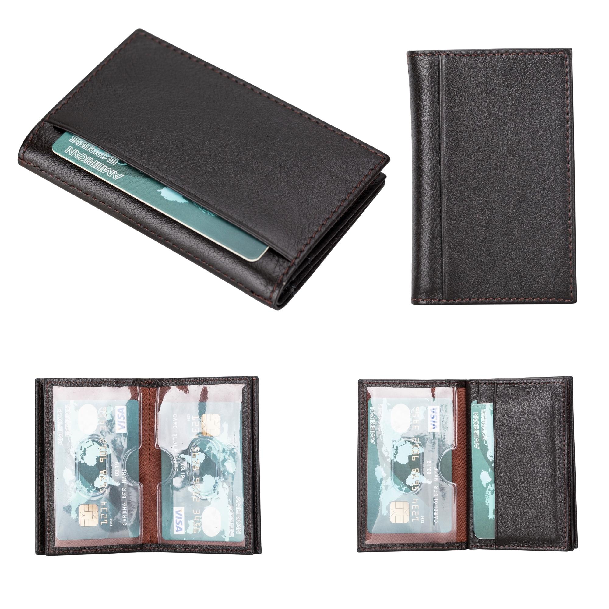 denver luxury full-grain leather cardholder for men - toronata -