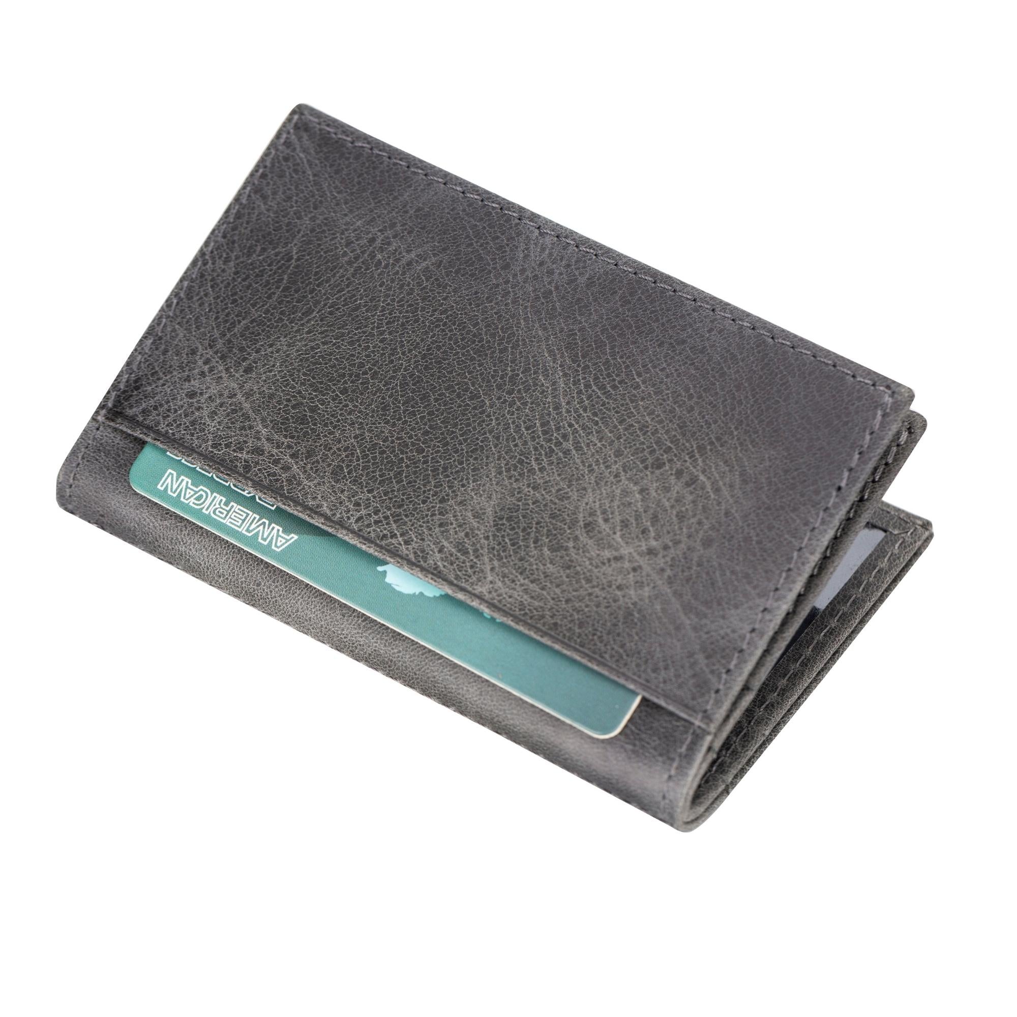 denver luxury full-grain leather cardholder for men - toronata -