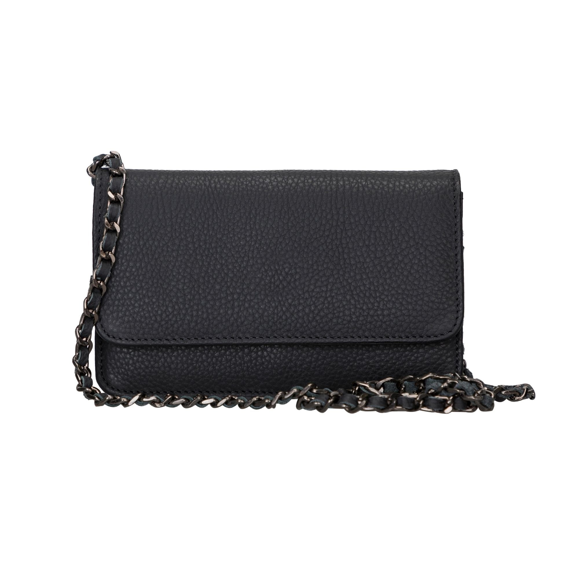 evanston minimalist leather handbag for women - toronata - #color_black