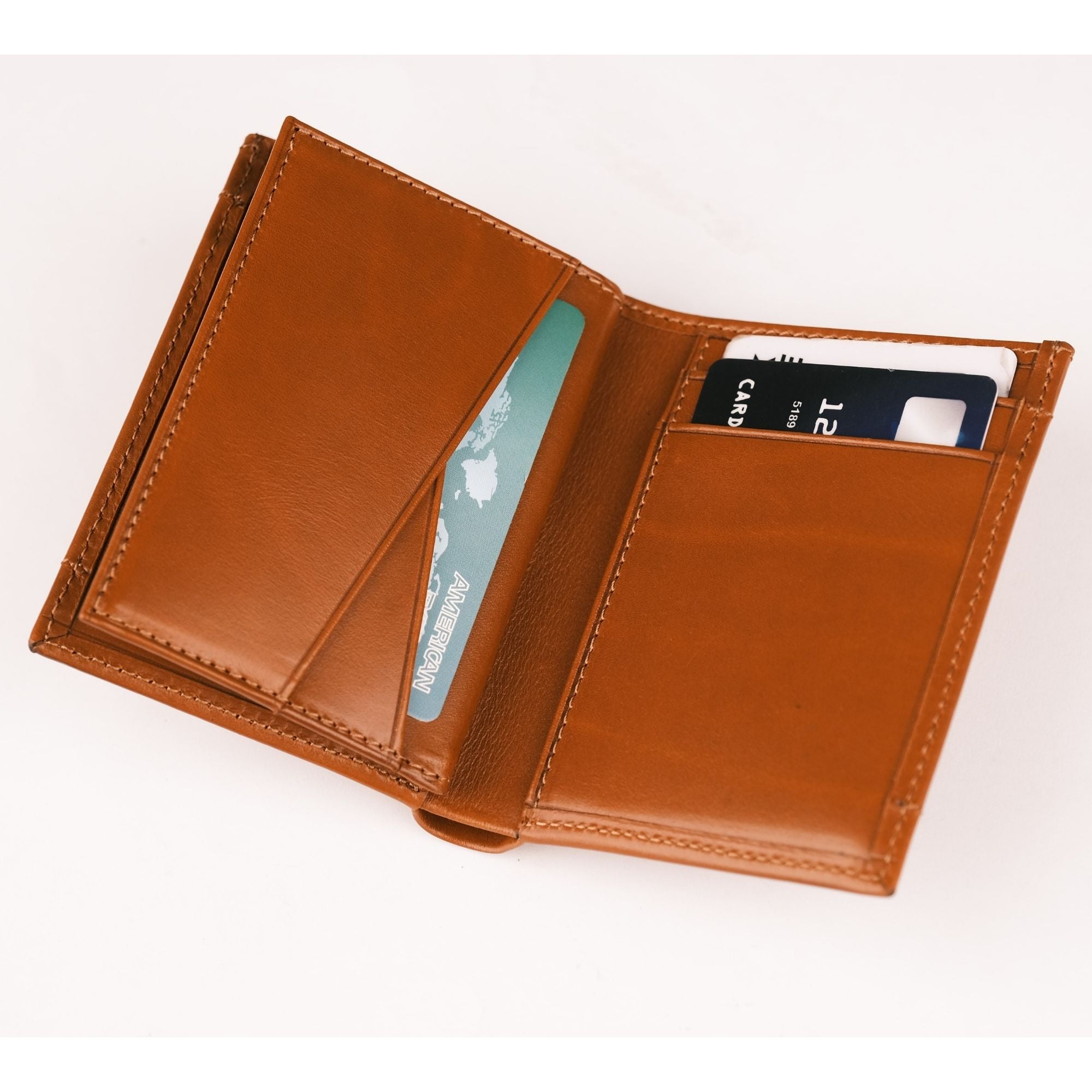 glendo apple airtag slot leather wallet, handcrafted, unisex - toronata -