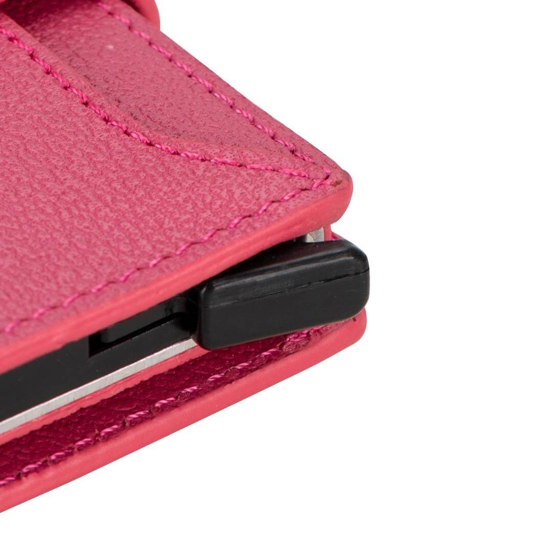 glenrock genuine cowhide leather pop up card holder wallet - toronata -