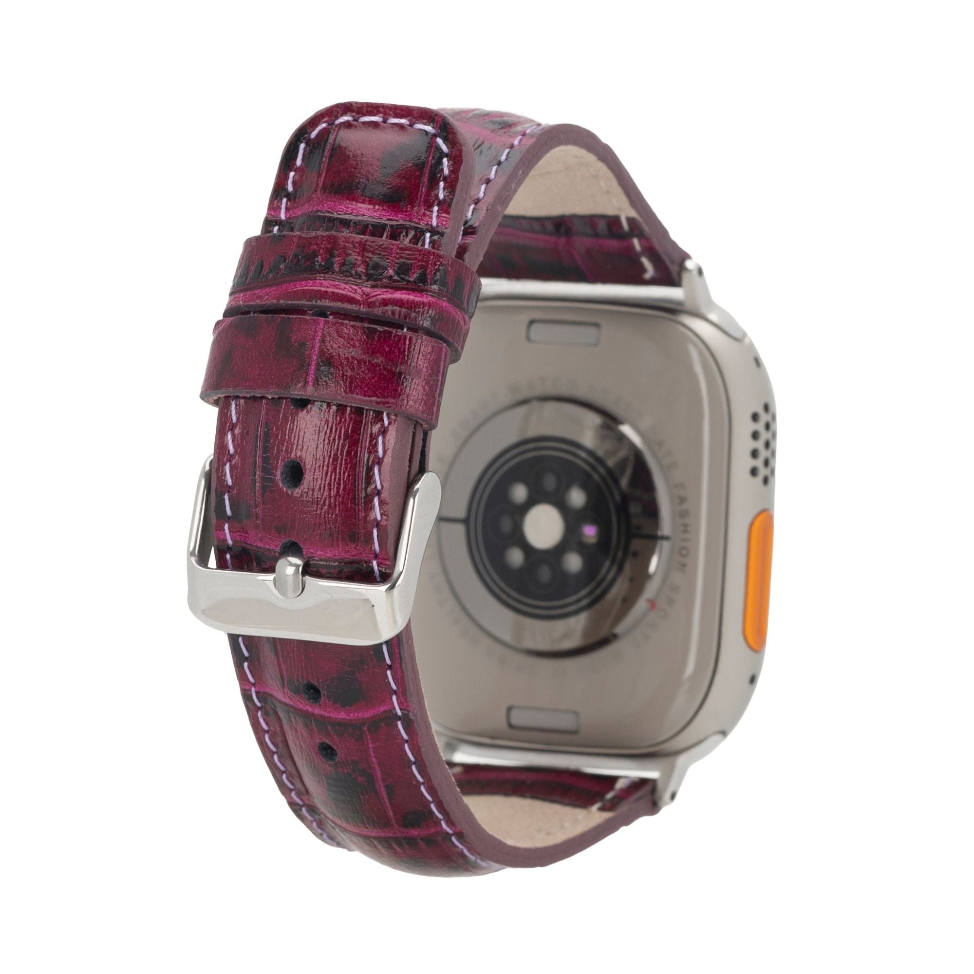 guernsey leather bands for apple watch 9, ultra 2 & se - toronata -