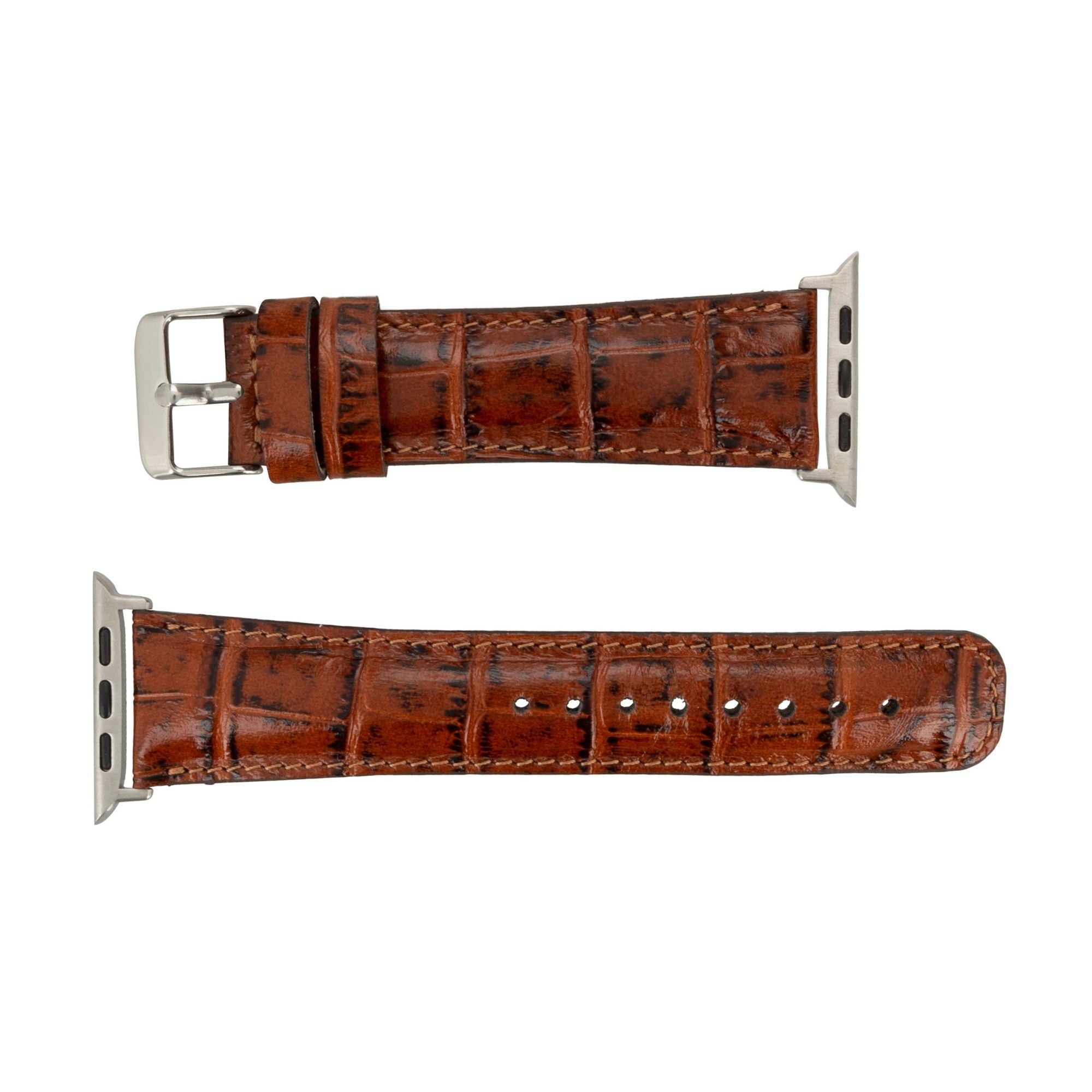 guernsey leather bands for apple watch 9, ultra 2 & se - toronata -