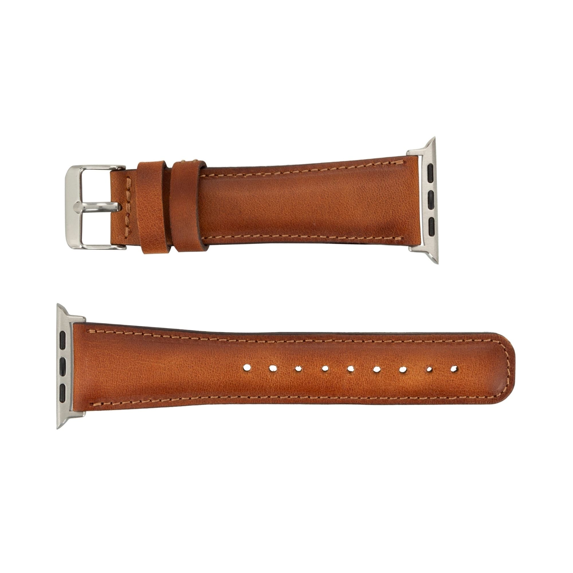 guernsey leather bands for apple watch 9, ultra 2 & se - toronata -