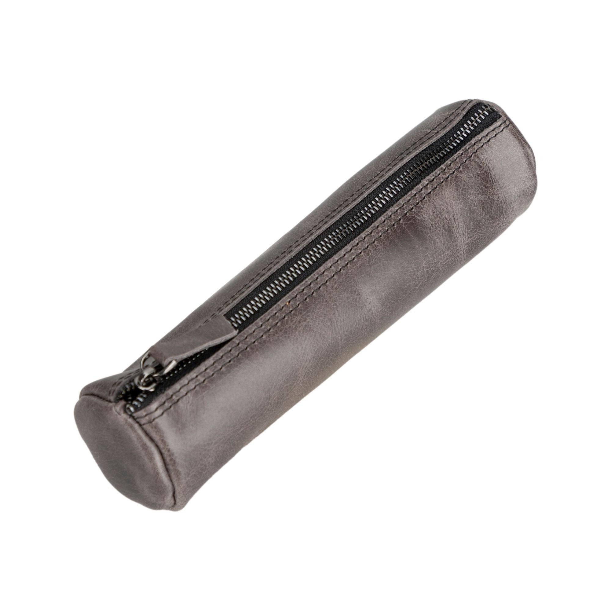 handmade genuine cow leather pencil case - toronata -