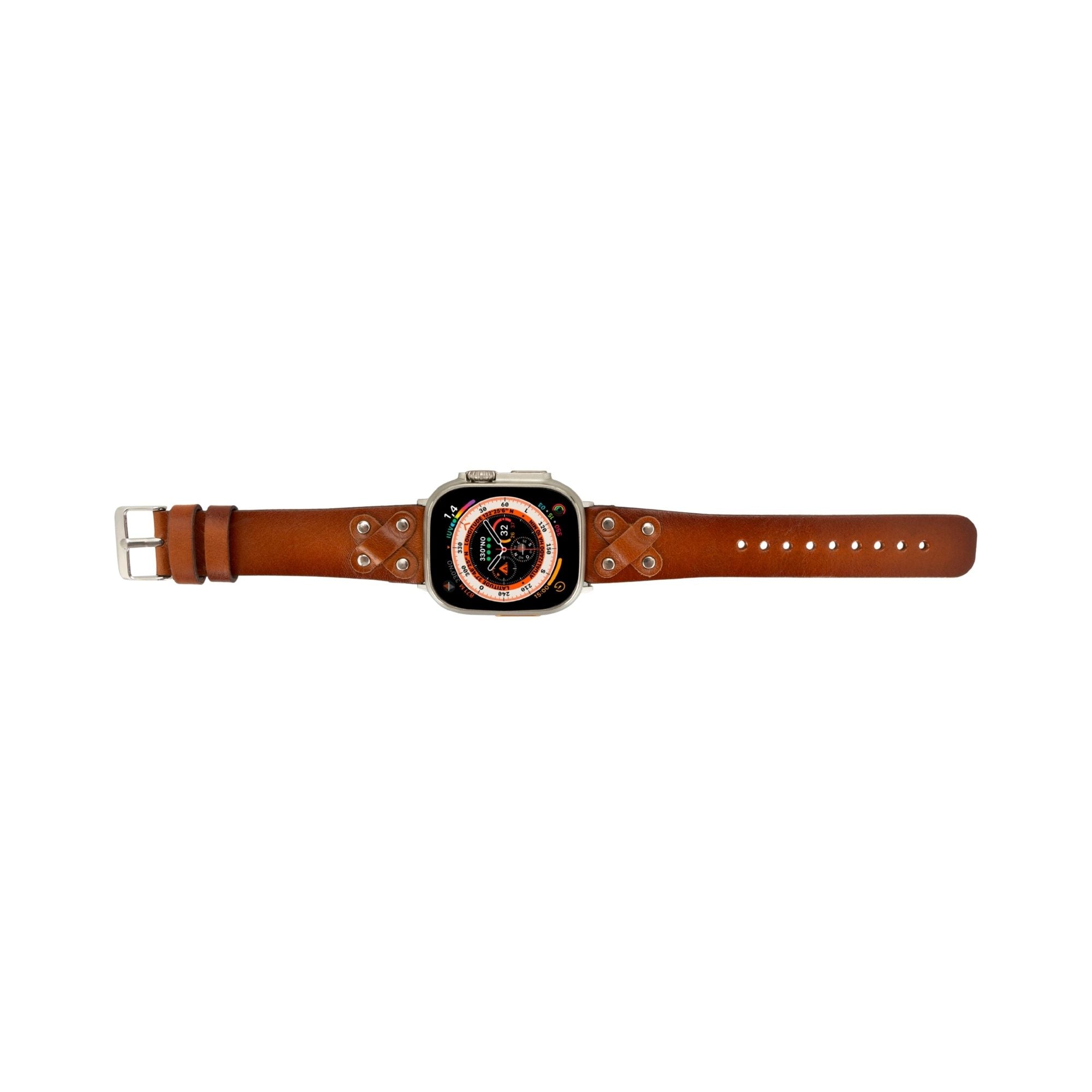 hulett leather bands for apple watch 9, ultra 2 & se - toronata -