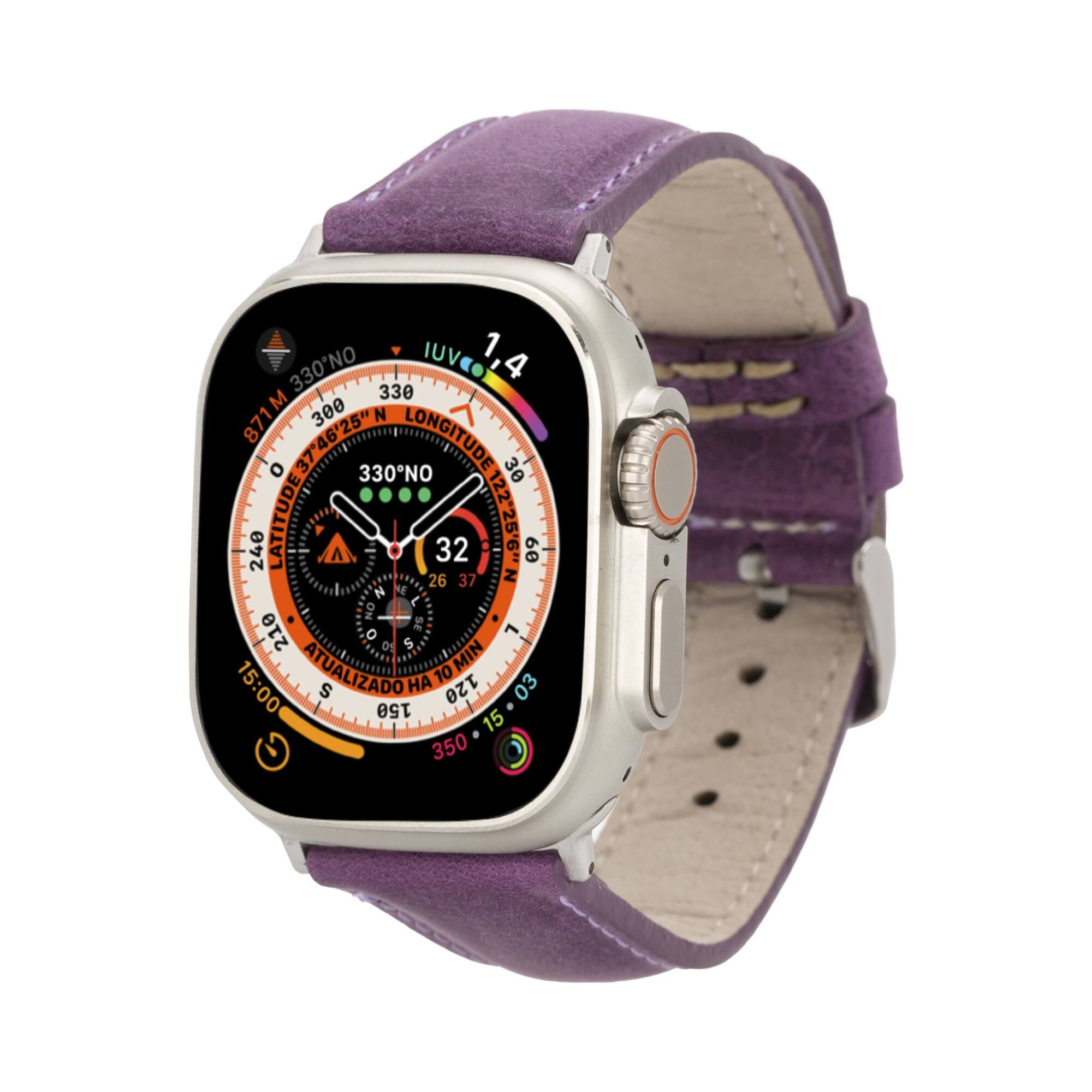 jackson leather bands for apple watch 9, ultra 2 & se - toronata -