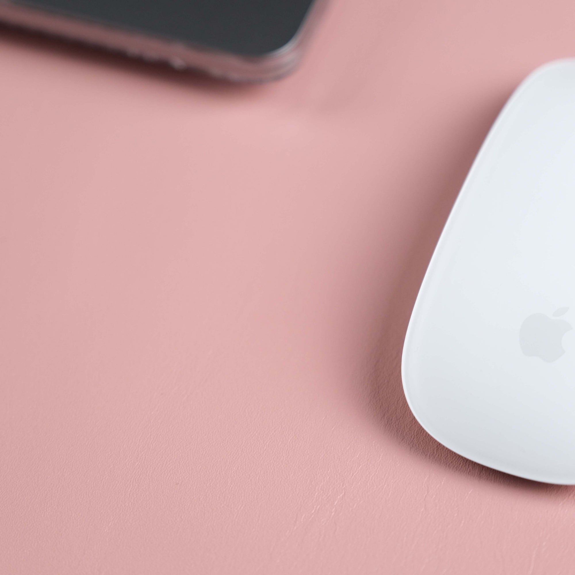 Jersey Pink Leather Desk Pad for Office and Home - TORONATA - color_