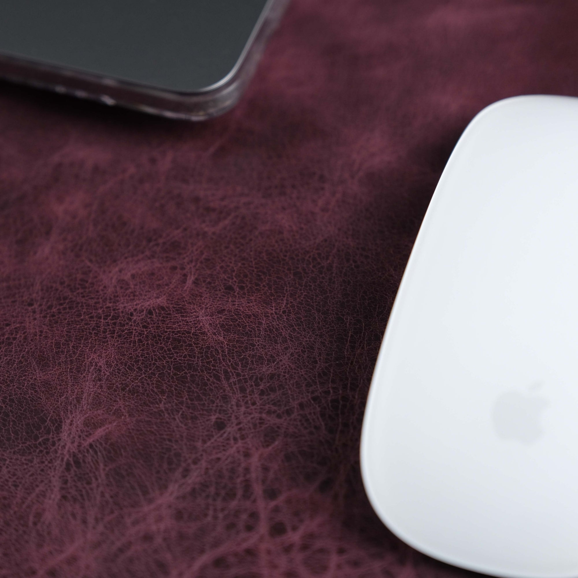 Jersey Purple Leather Desk Pad for Office and Home - TORONATA - color_