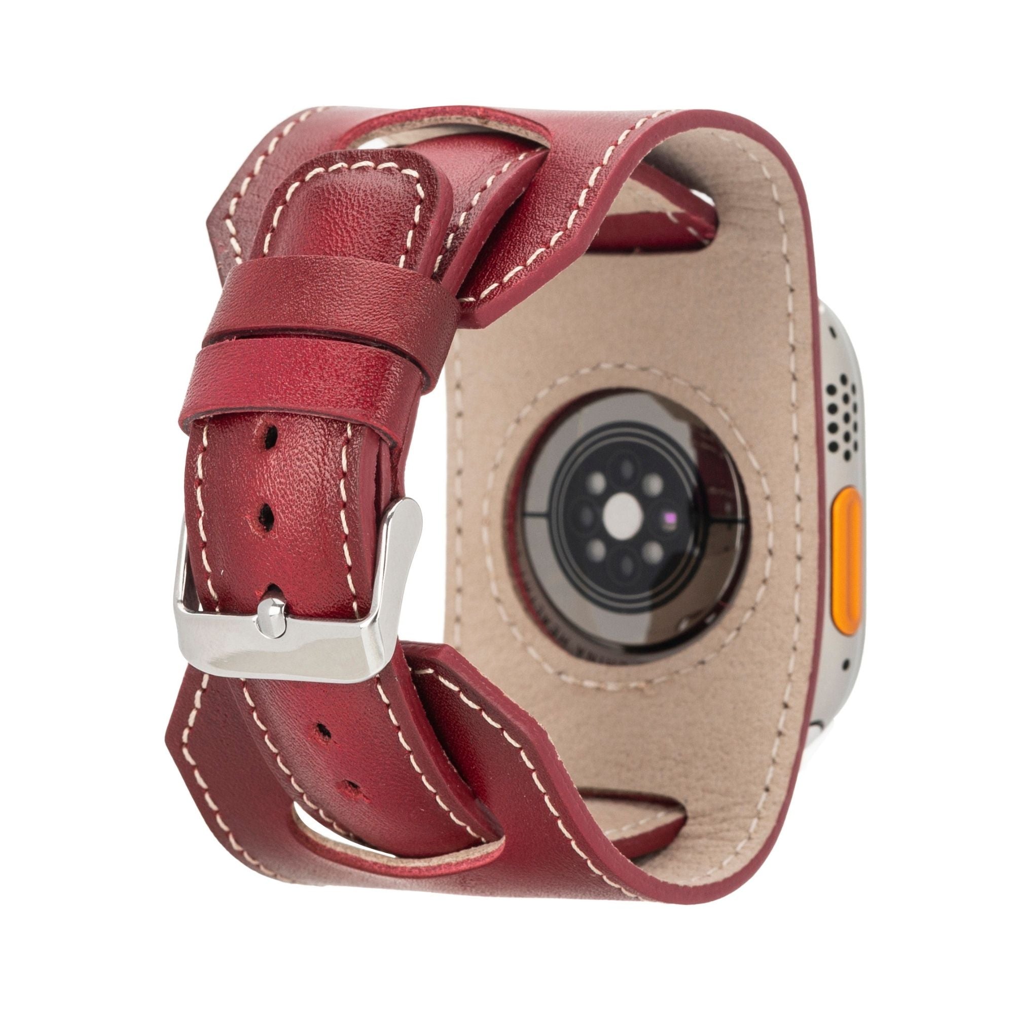 moorcroft cuff leather bands for apple watch - toronata -