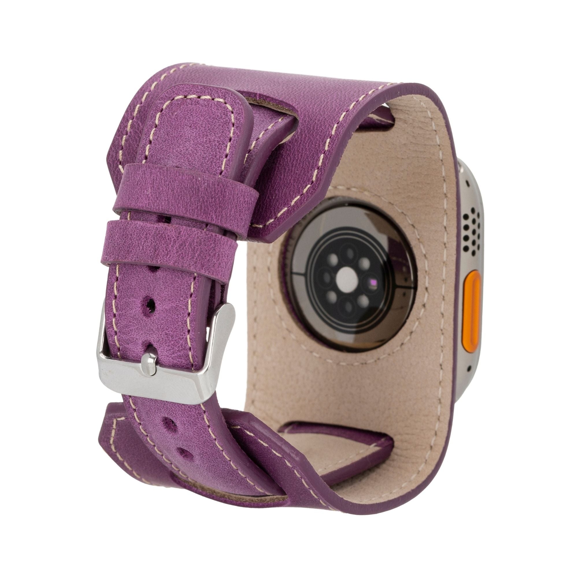 moorcroft cuff leather bands for apple watch - toronata -