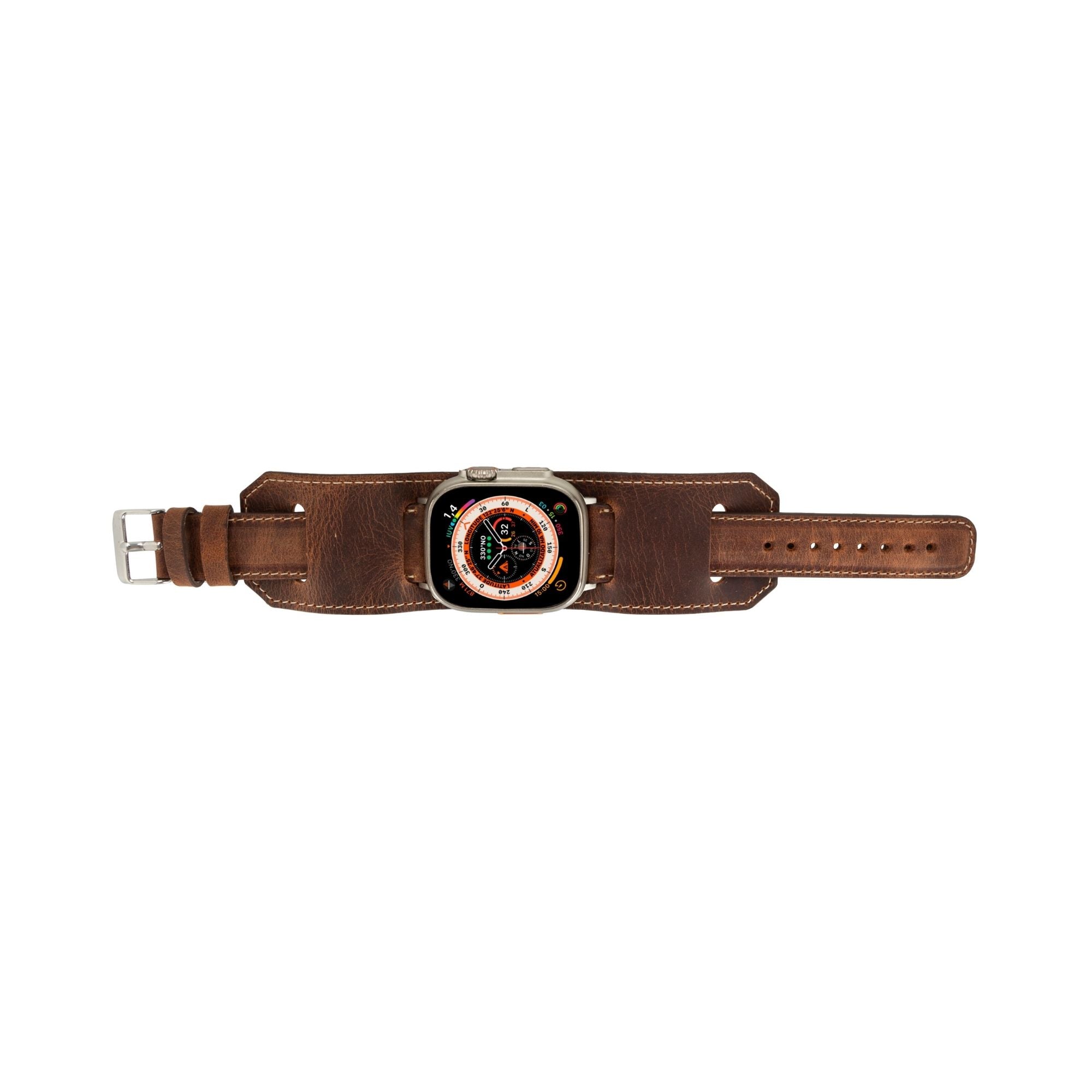 moorcroft cuff leather bands for apple watch - toronata -