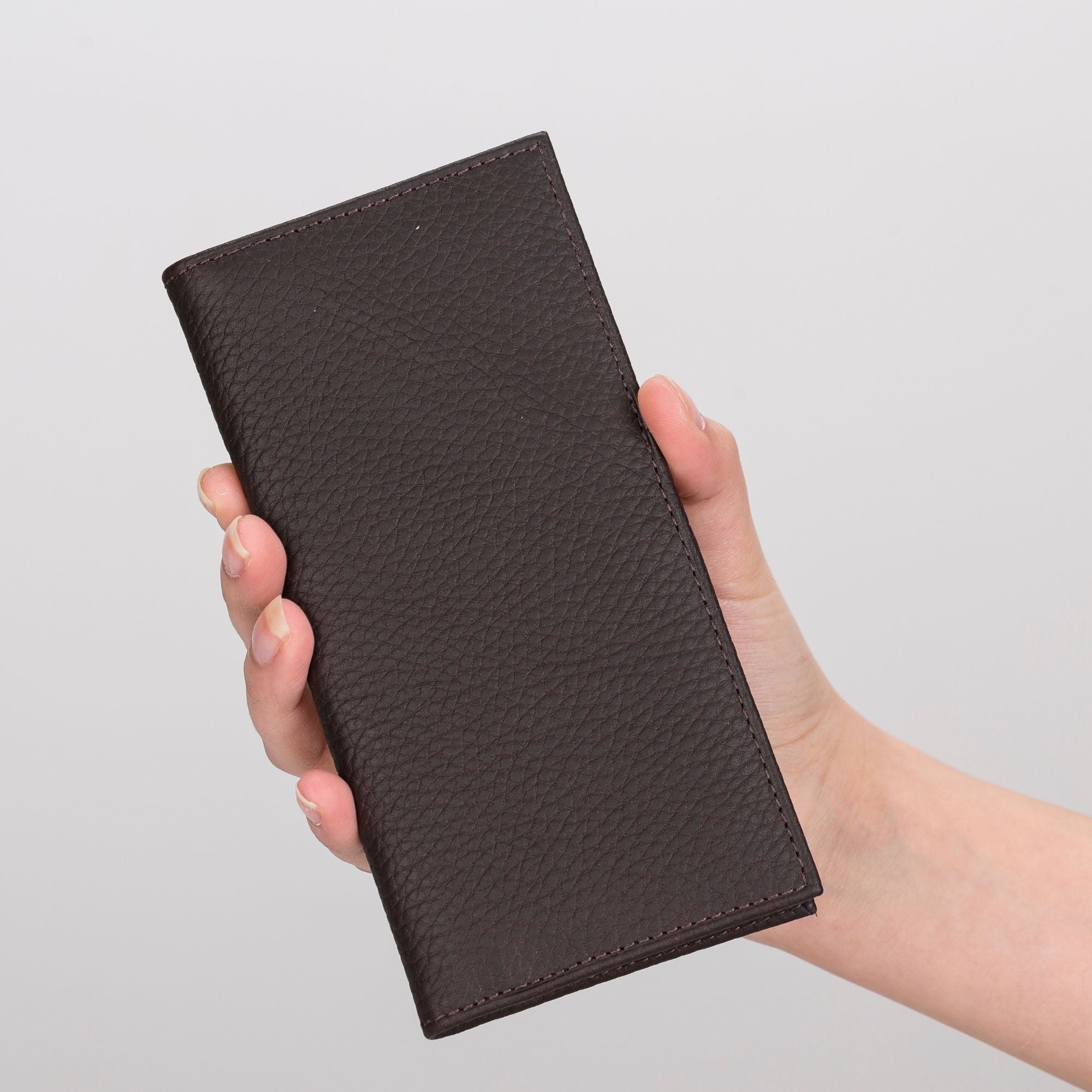 Ouray Handmade Full-Grain Leather Long Wallet for Men and Women - TORONATA -