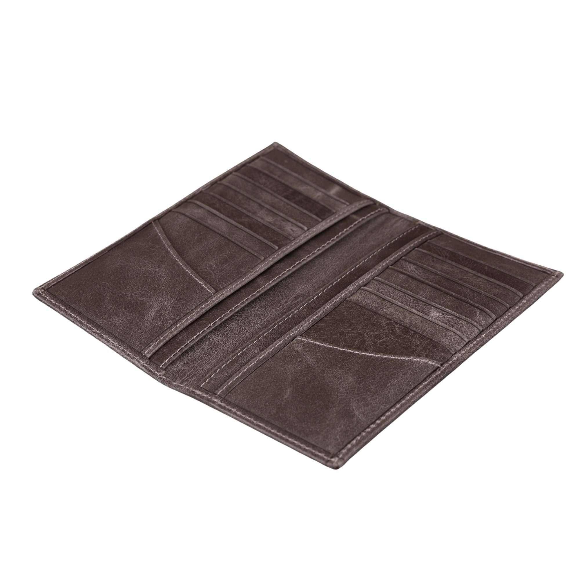 Ouray Handmade Full-Grain Leather Long Wallet for Men and Women - TORONATA -