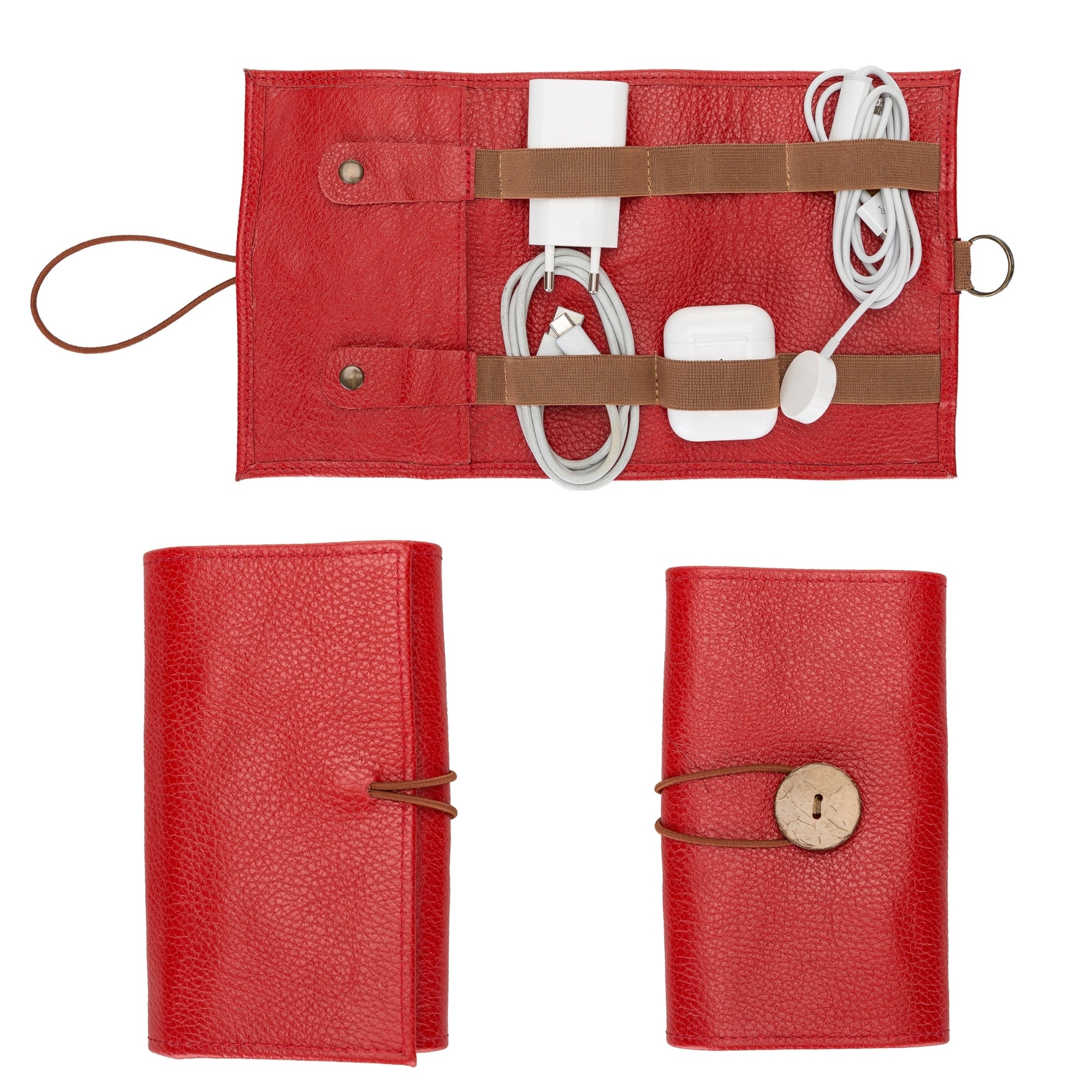 Salida Travel Pouch and Premium Leather Cable Organizer - TORONATA -