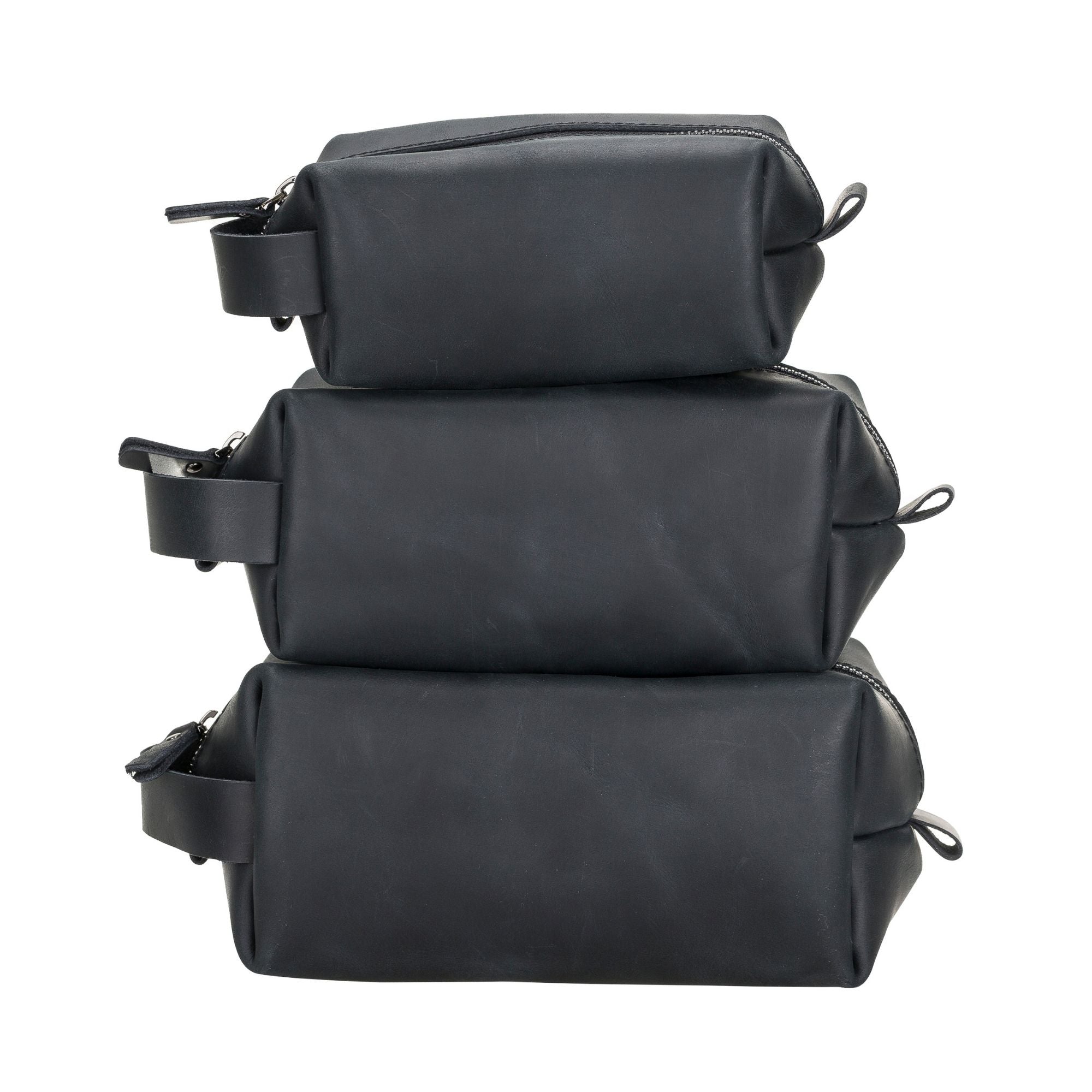 thayne cow leather makeup bag for women - toronata - #color_black