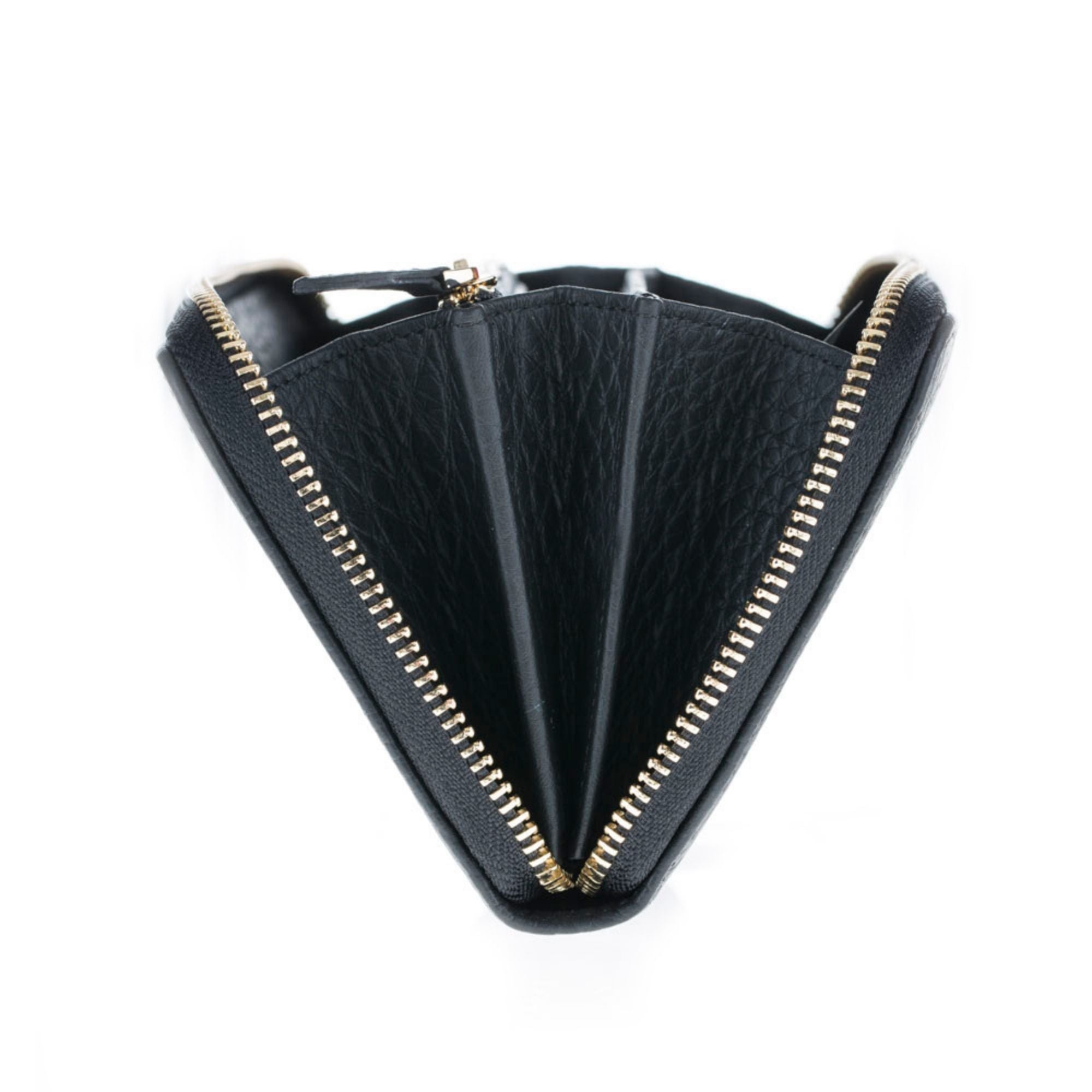 Westminster Handmade Full-Grain Leather Zippered Ladies Handbag - TORONATA - #color_black