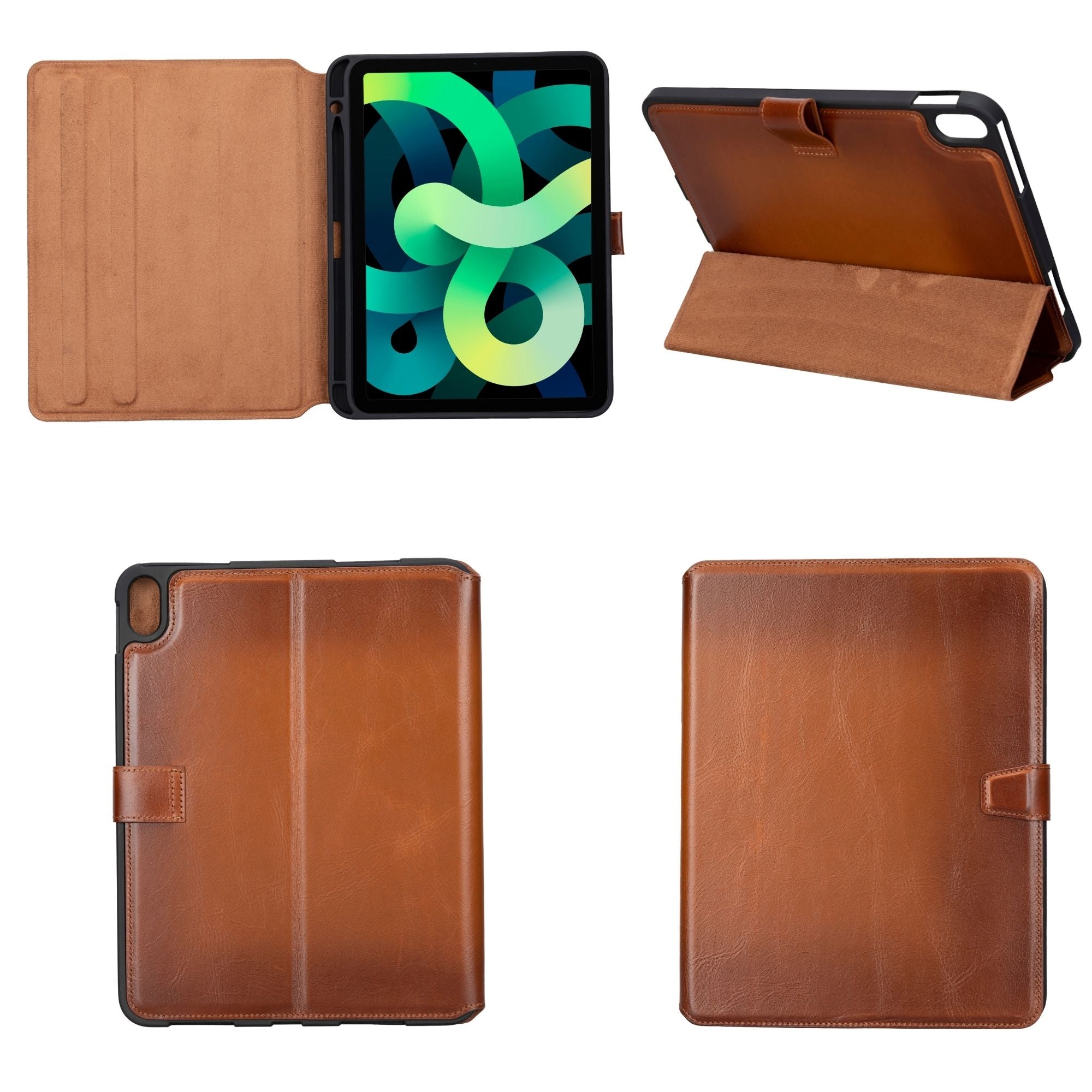 wheatland leather case for apple ipad 10.9-ınch - toronata - #color_tan