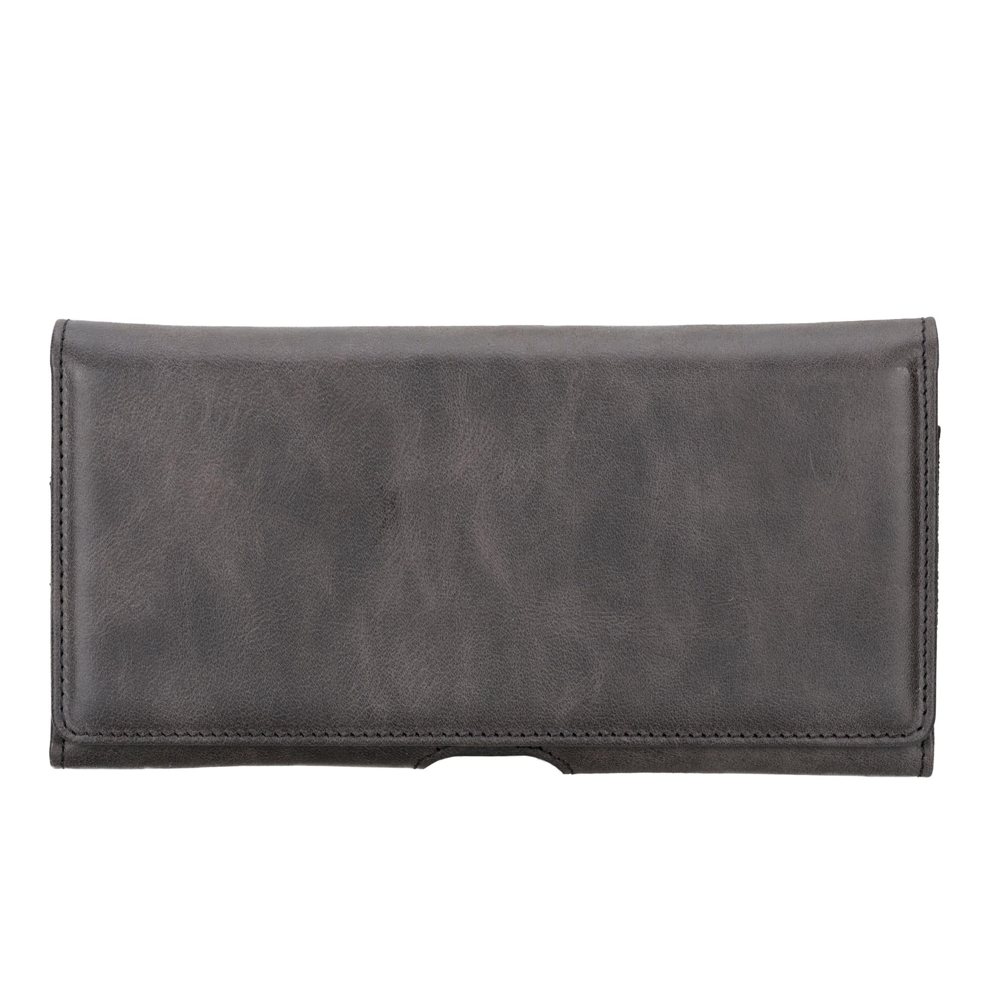 yonkers security belt-mounted leather phone holster - toronata -