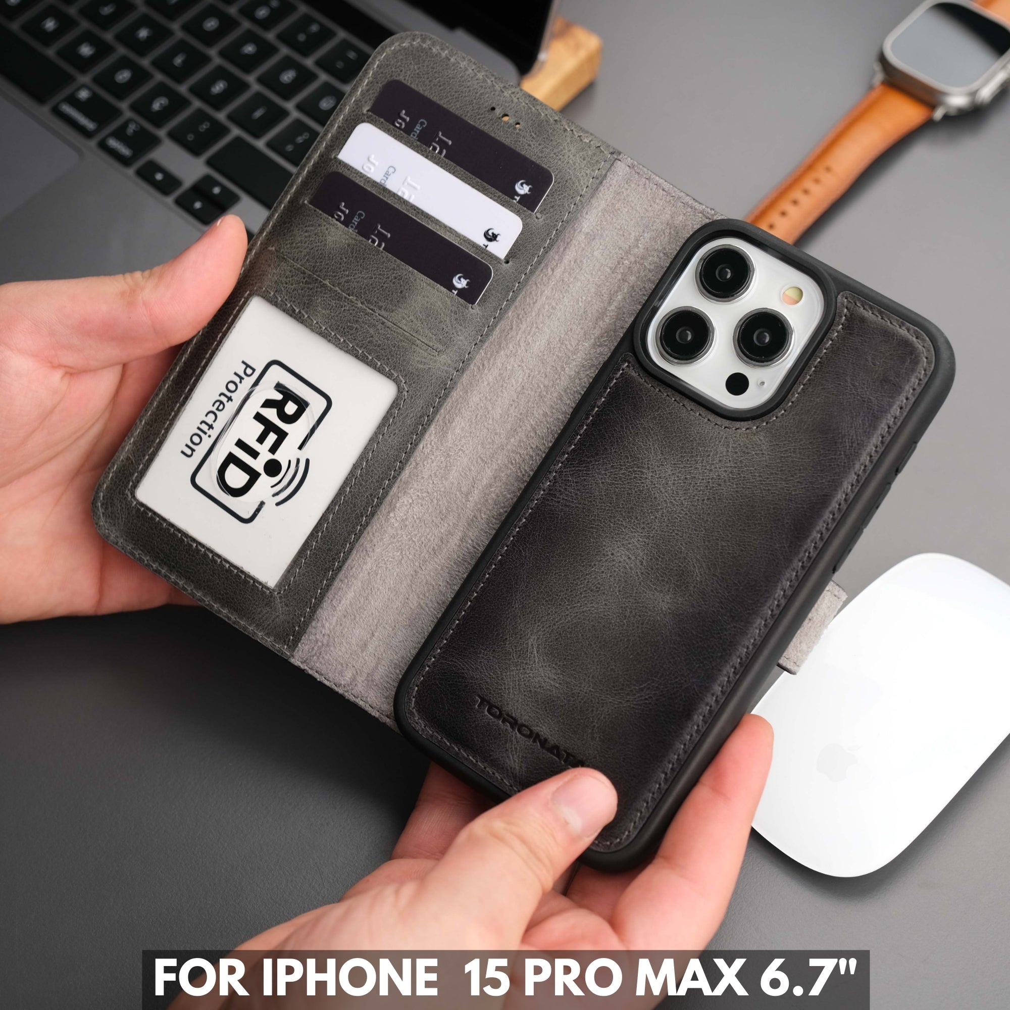 Discover iPhone 15 Pro Max Wallet Cases by TORONATA - TORONATA
