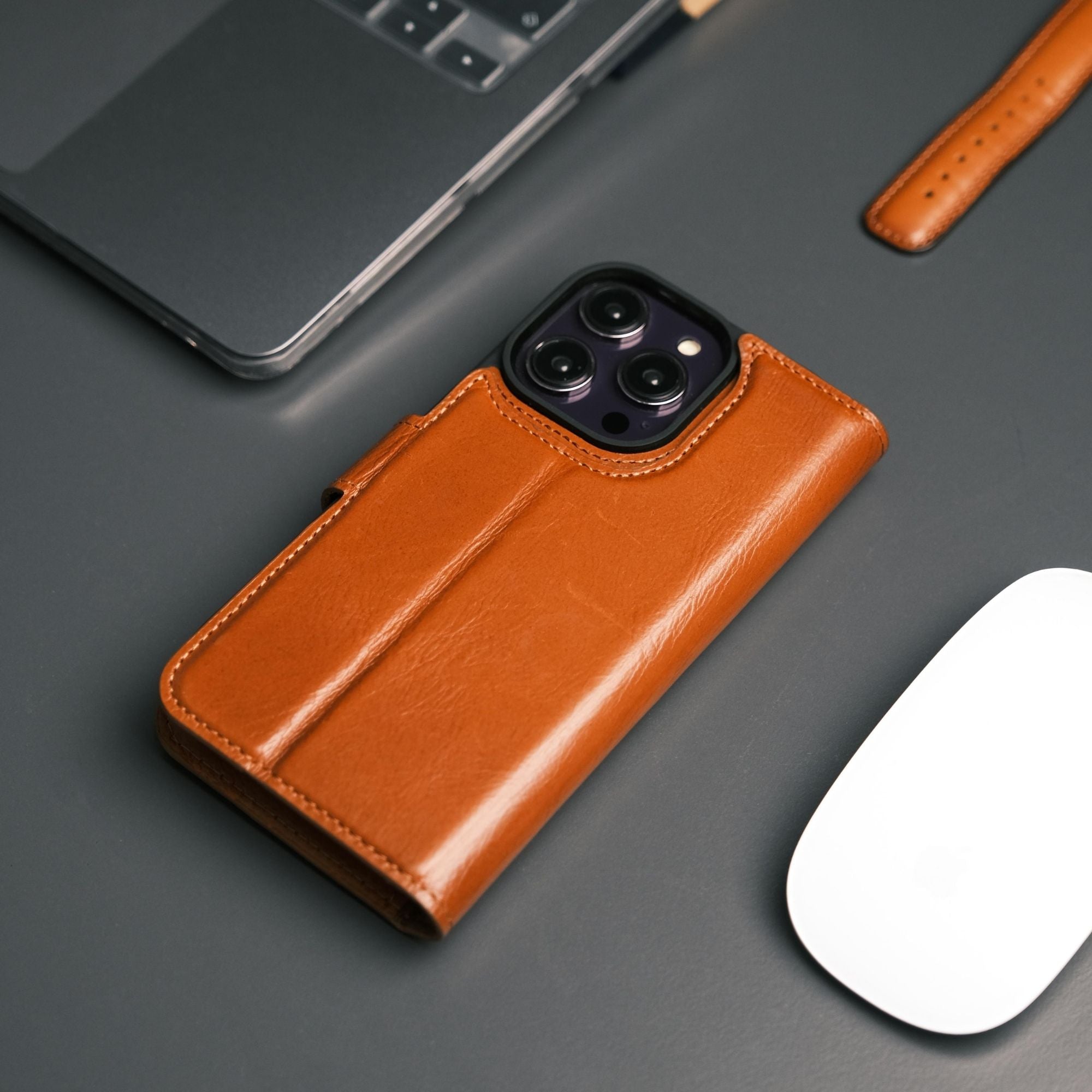 Why Tech Lovers Need the iPhone 15 Pro Leather Wallet Case - TORONATA