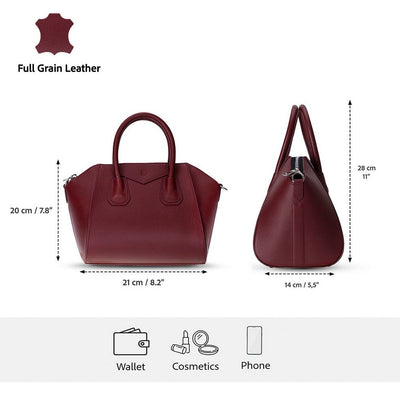 Salinas Genuine Leather Handbag for Women - Small  