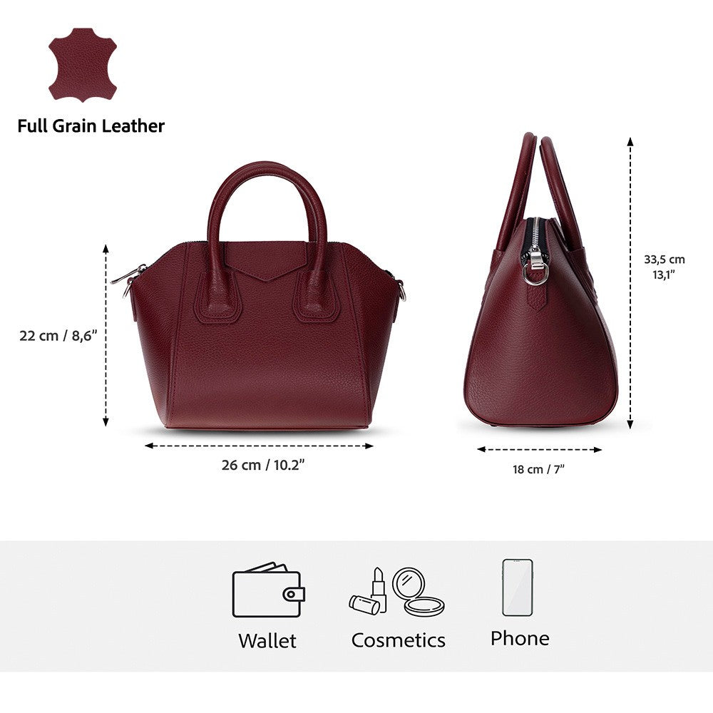 Salinas Genuine Leather Handbag for Women - Medium 