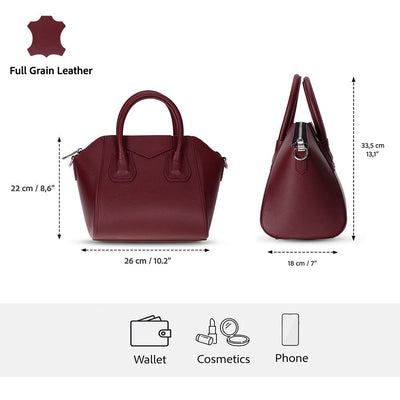 Salinas Genuine Leather Handbag for Women - Medium 