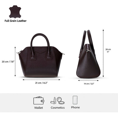 Salinas Genuine Leather Handbag for Women - Small  