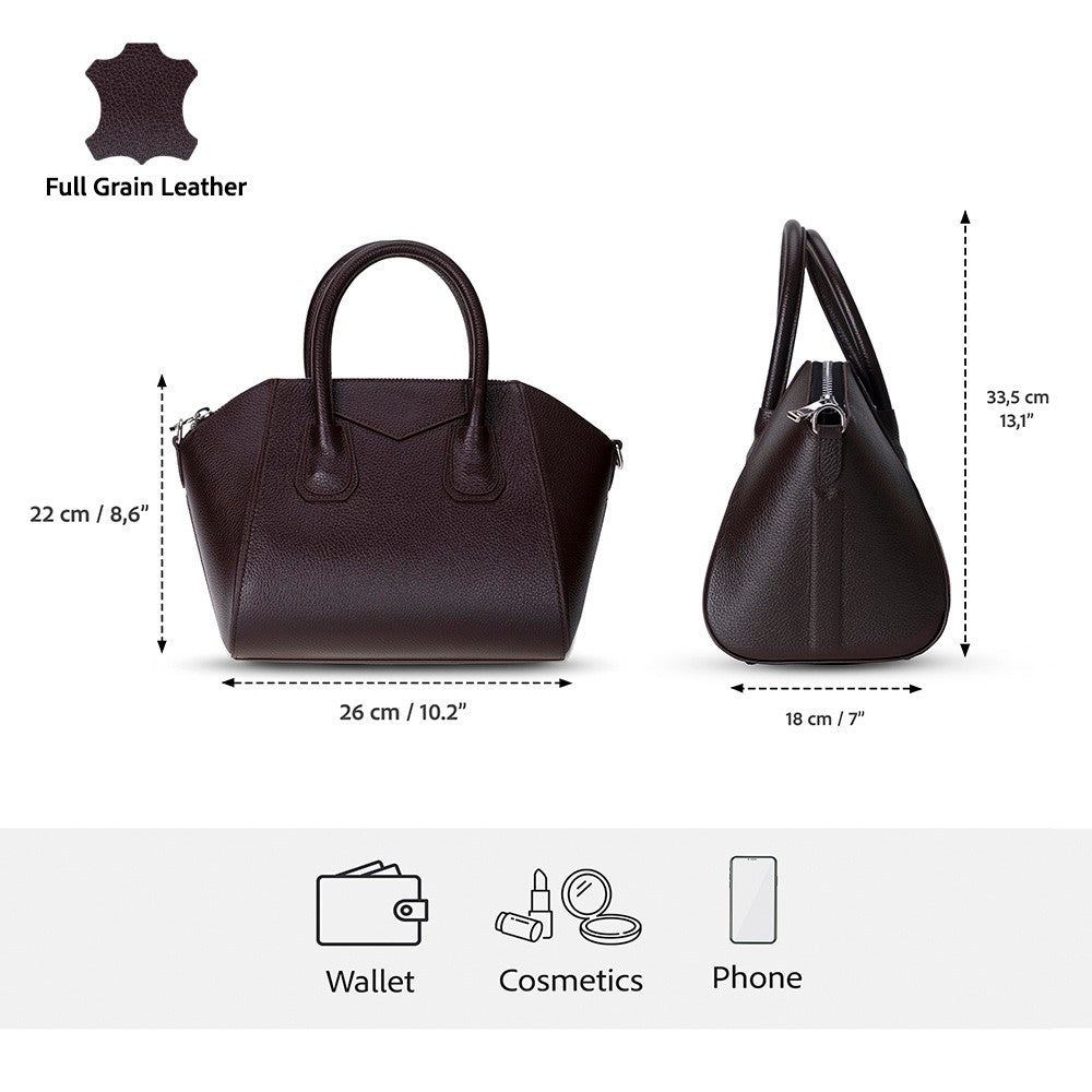 Salinas Genuine Leather Handbag for Women - Medium 