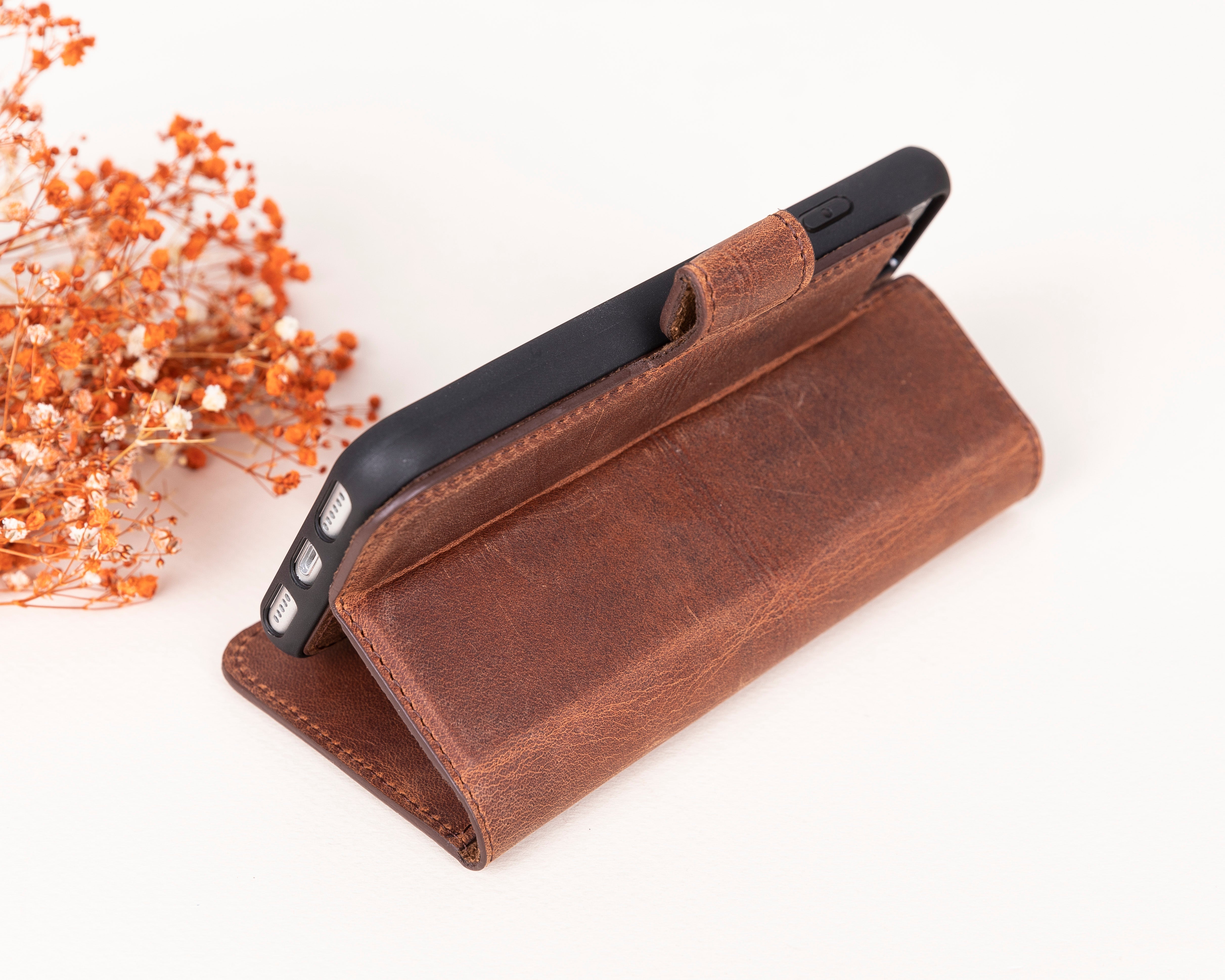 Magic iPhone 16E Detachable Leather Wallet Case - TORONATA - color_