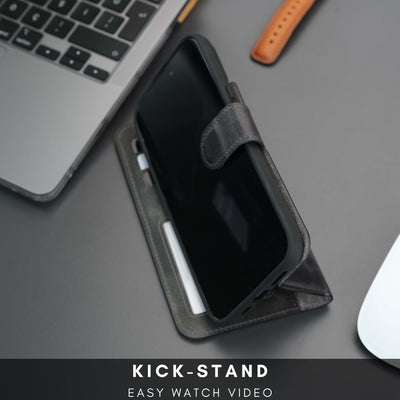 Casper iPhone 16 Pro Wallet Case Leather MagSafe - TORONATA - 