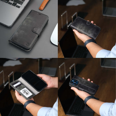 Casper Leather iPhone 14 Plus Wallet Case | MagSafe - TORONATA - 