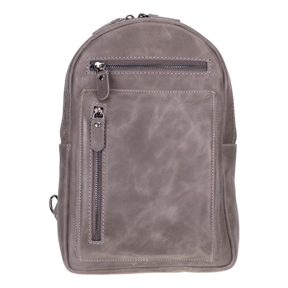 Blake Leather Crossbody Bag - TORONATA - color_ Gray