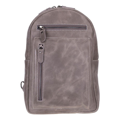 Blake Leather Crossbody Bag - TORONATA - color_ Gray