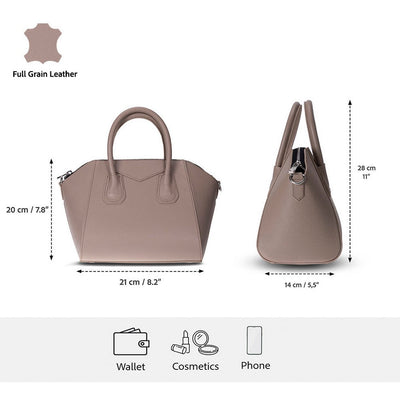 Salinas Genuine Leather Handbag for Women - Small  