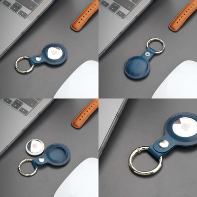 saratoga leather airtag holder - toronata - 