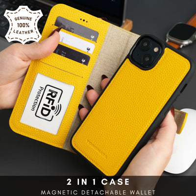 Casper Leather iPhone 14 Plus Wallet Case | MagSafe - TORONATA - 