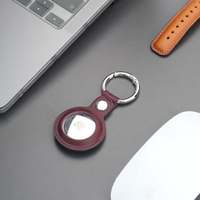 saratoga leather airtag holder - toronata - 