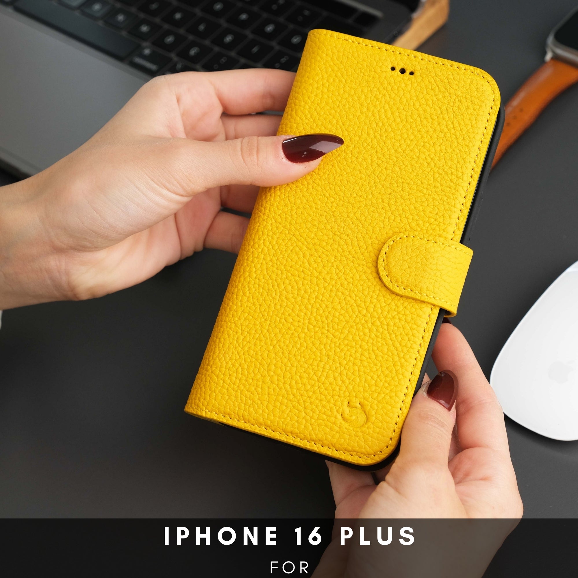 Casper iPhone 16 Plus Wallet Case Leather MagSafe - TORONATA - 