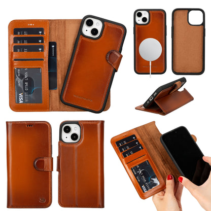 Casper Leather iPhone 14 Plus Wallet Case | MagSafe - TORONATA - 