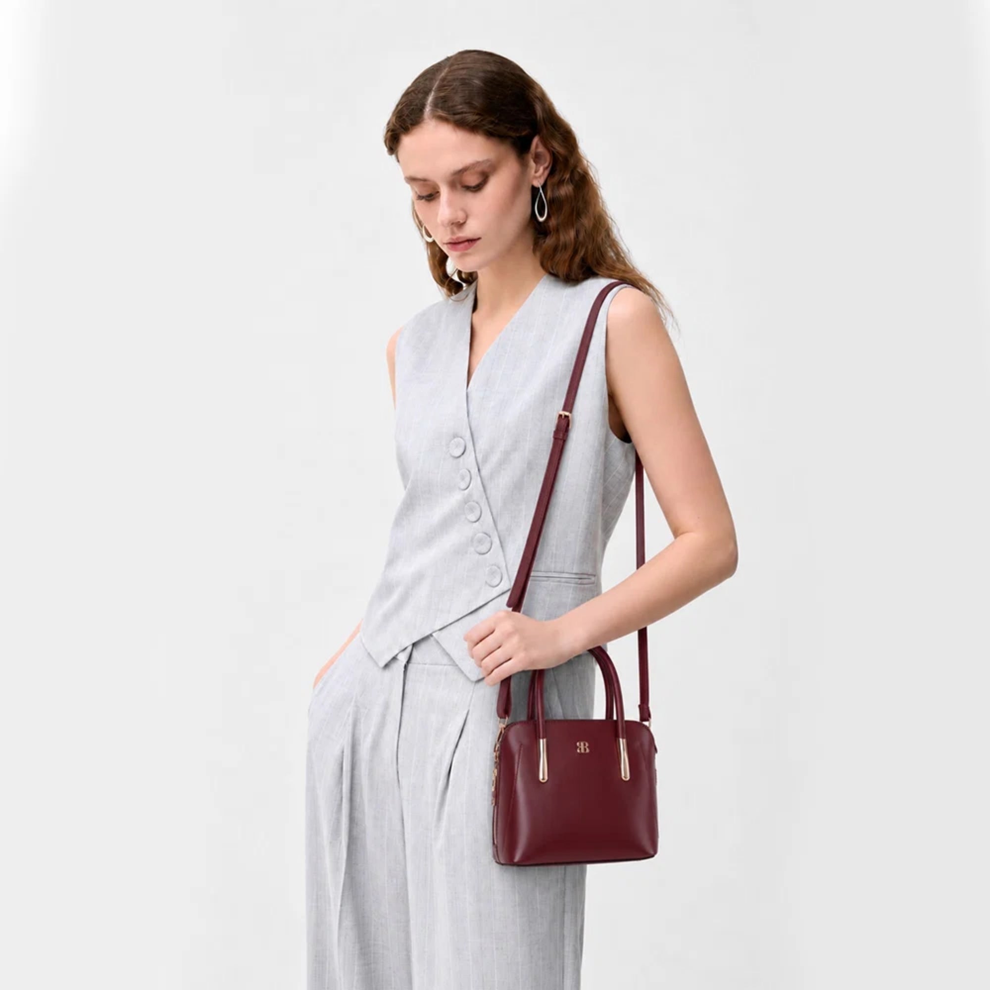 Belmont Satchel Handbag & Crossbody Purse - 