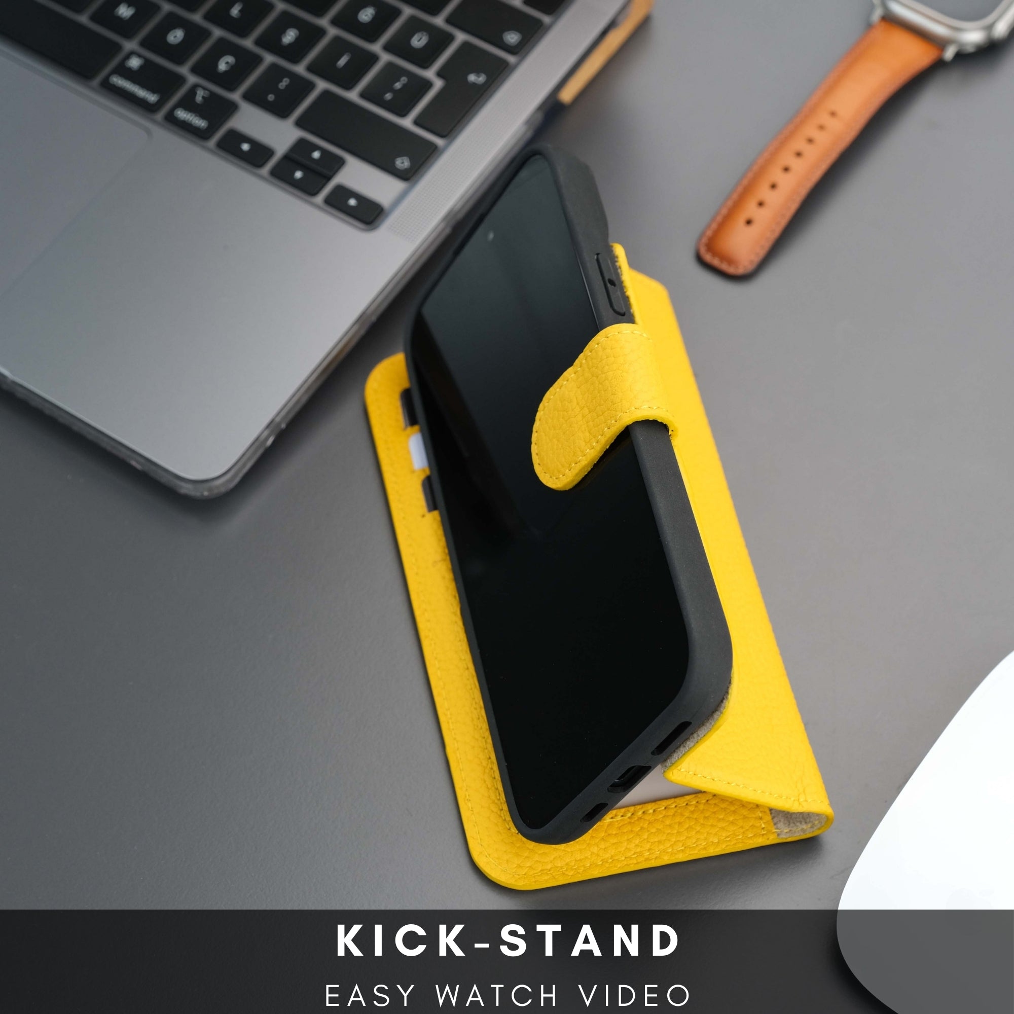 Casper Leather iPhone 14 Plus Wallet Case | MagSafe - TORONATA - 