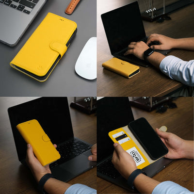 Casper iPhone 16 Pro Wallet Case Leather MagSafe - TORONATA - 