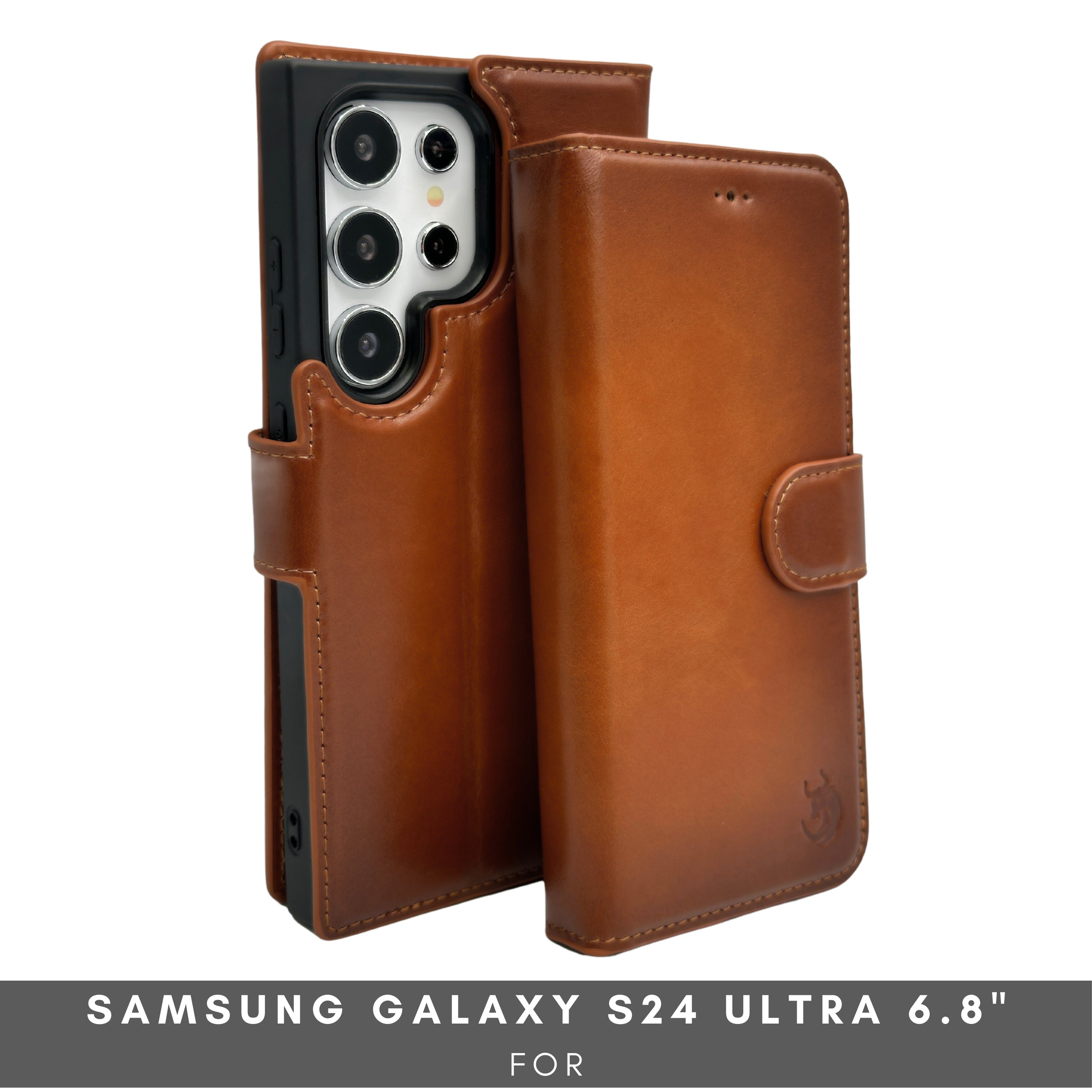 Nevada Samsung Galaxy S24 Ultra Wallet Case-Tan---TORONATA