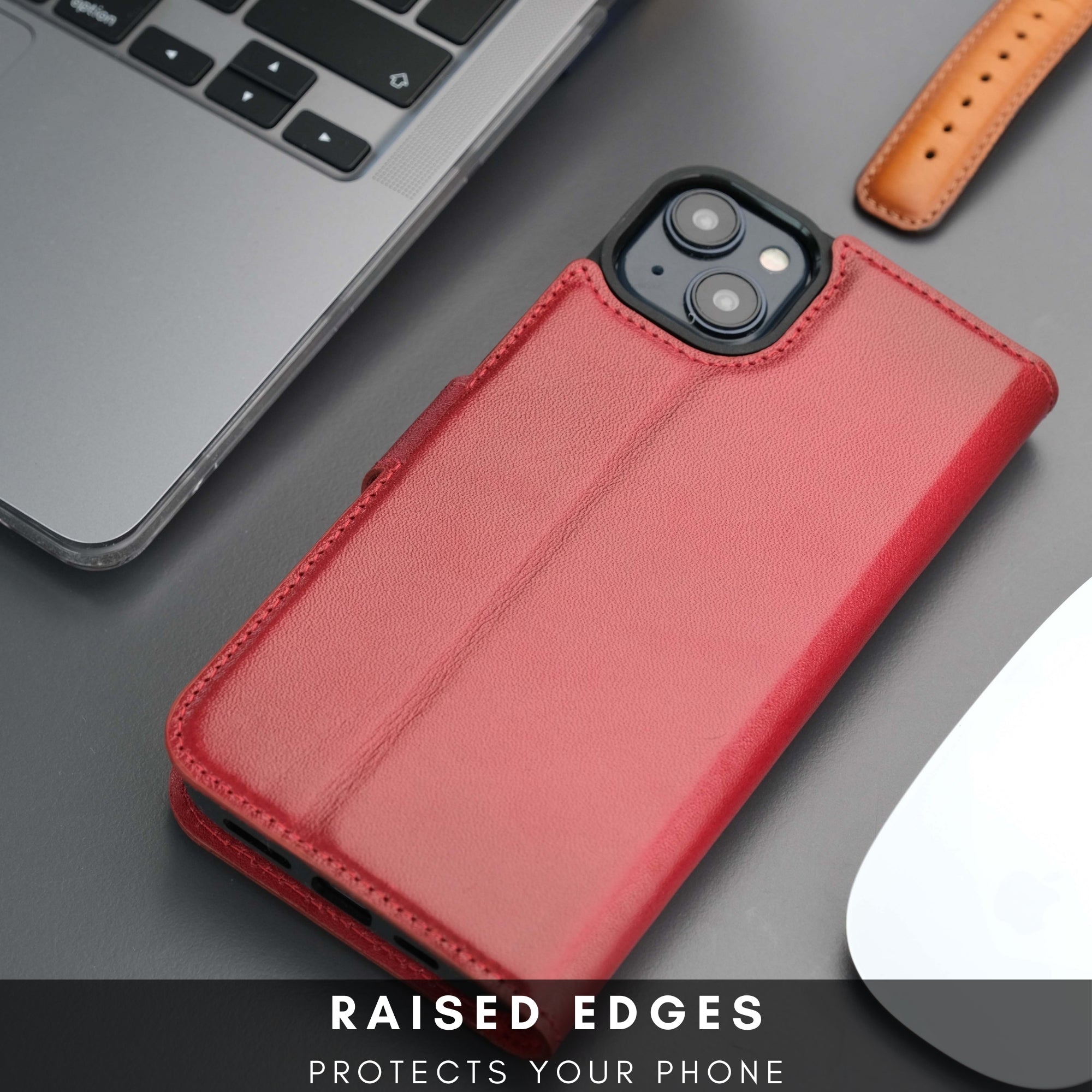 Casper Leather iPhone 14 Plus Wallet Case | MagSafe - TORONATA - 