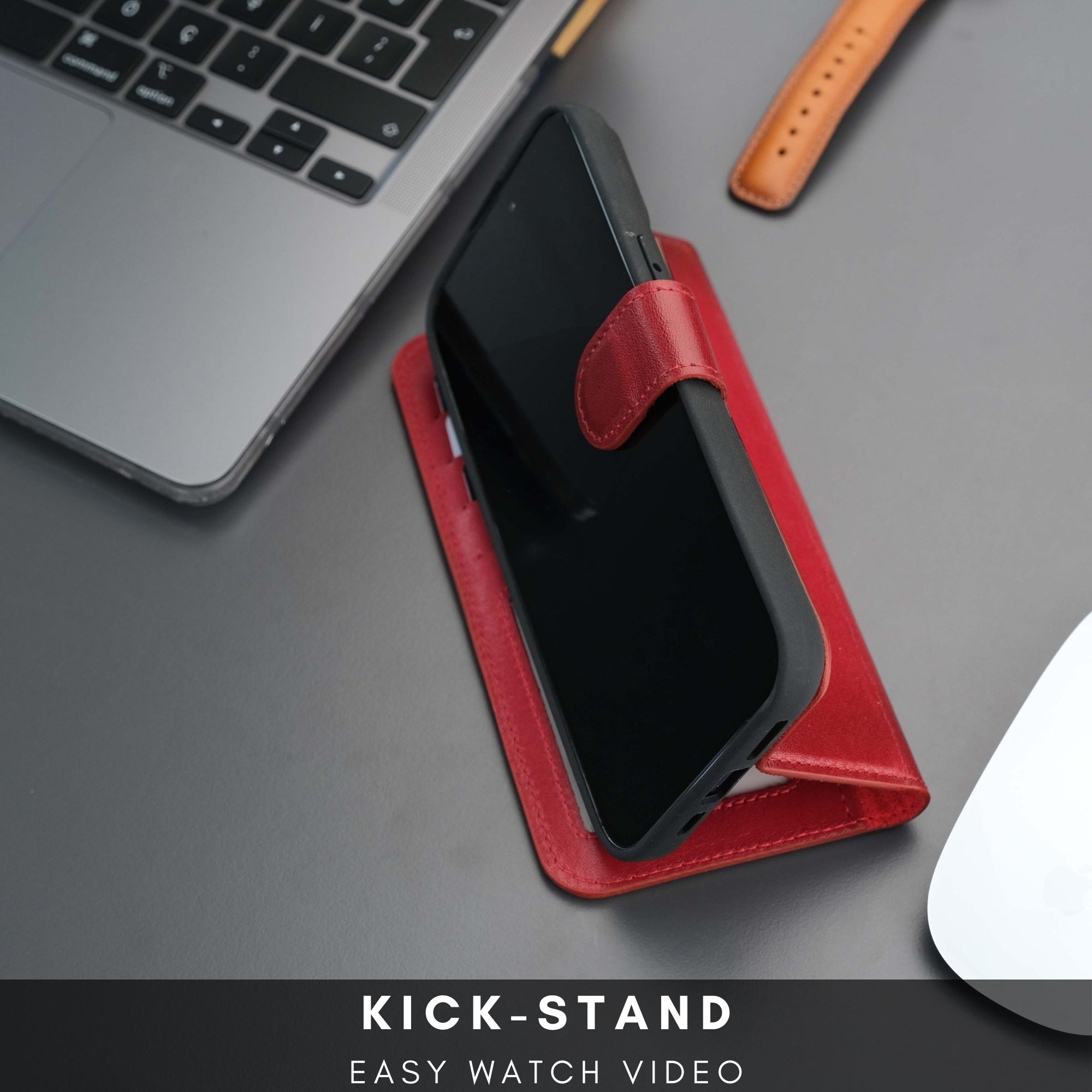 Casper Leather iPhone 14 Plus Wallet Case | MagSafe - TORONATA - 
